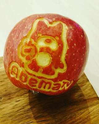 りんごアート